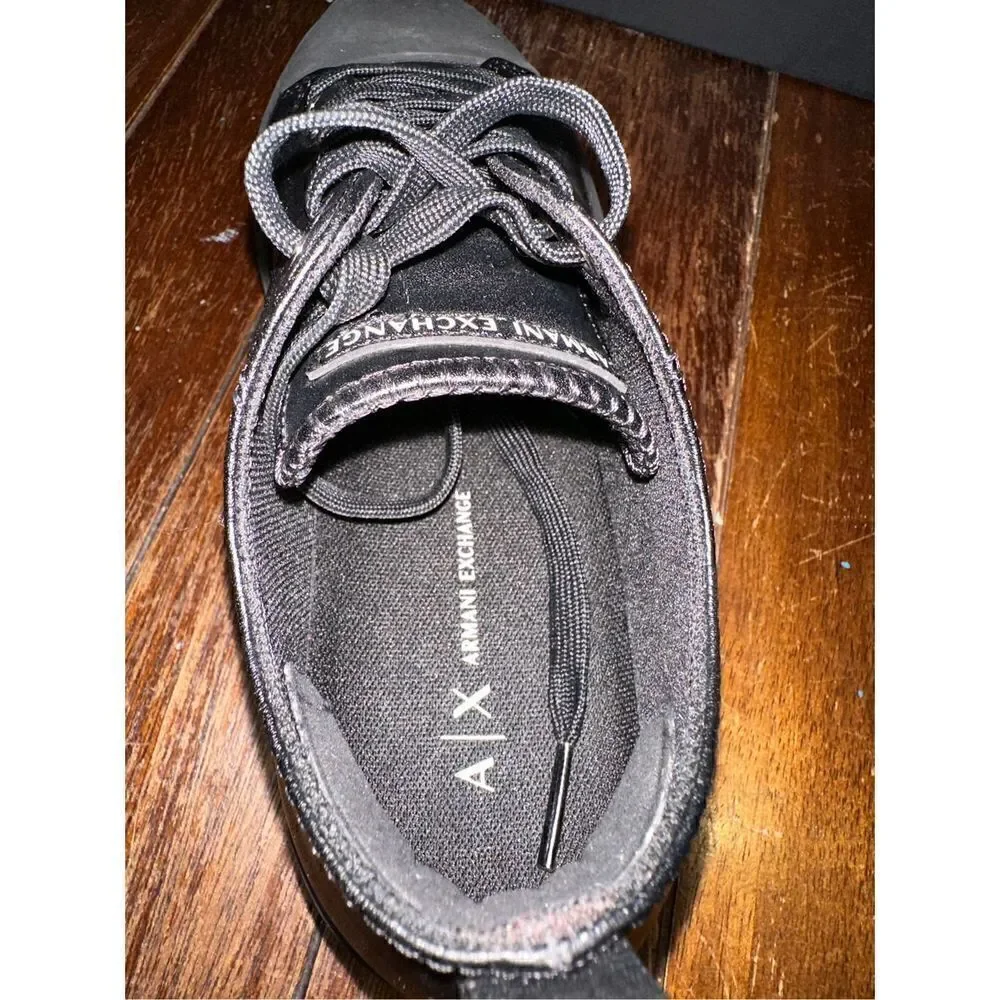 A|X ARMANI EXCHANGE Women's Lace Up High Top Sneaker